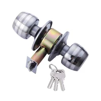 internal house round door knob handle alloy steel latch spherical bedroom entrance bathroom wooddoor lever lock with key