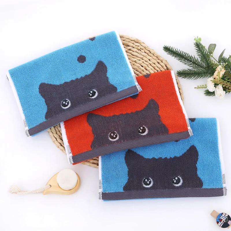 Прямые поставки от производителя детское полотенце чистый хлопок мультяшное 25*50