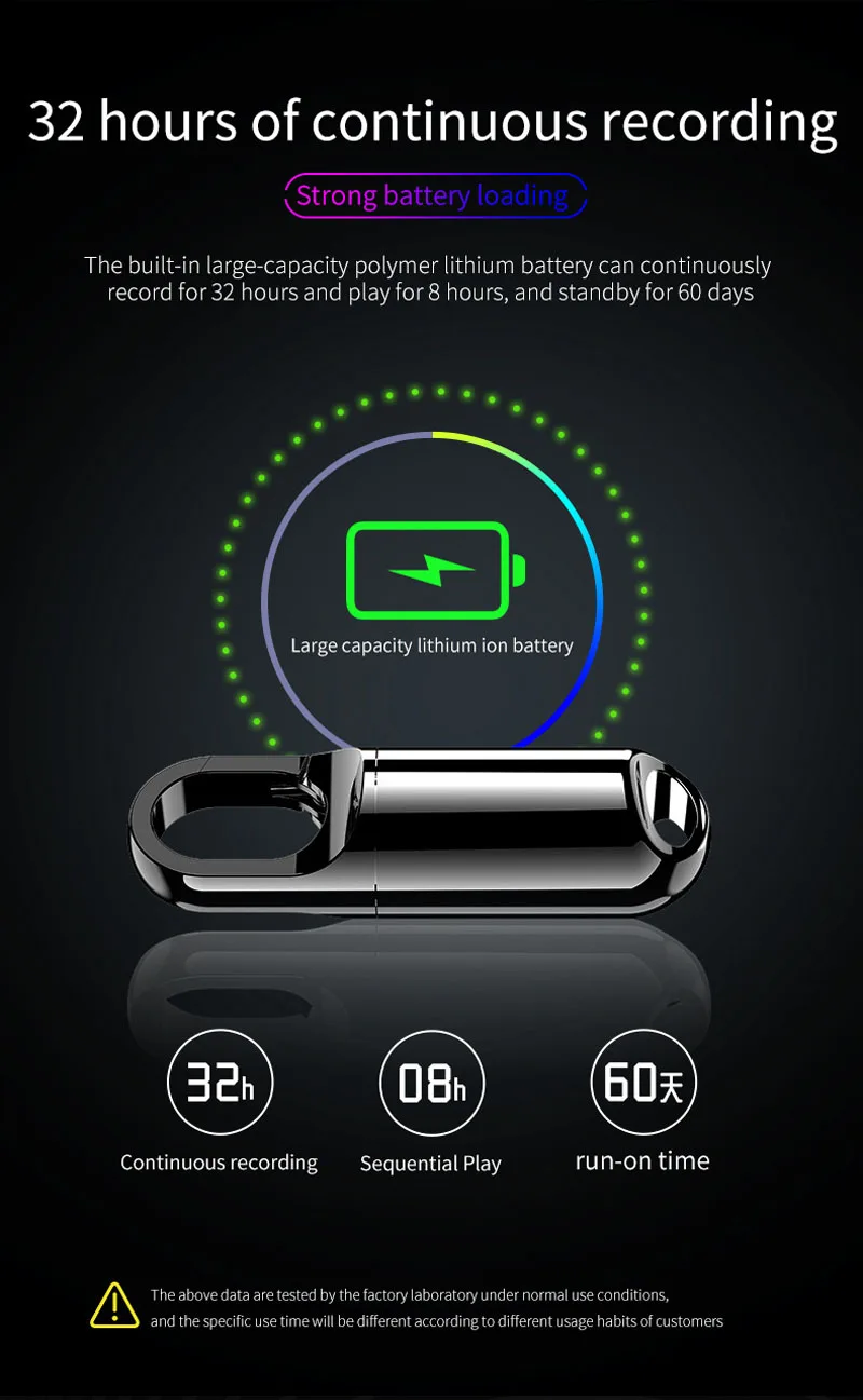 

Mini Digital Recorder Voice Recording Key Chain U-Disk MP3 Player Voice Activate Audio Recorder Dictaphone 8GB 16G Recording Pen