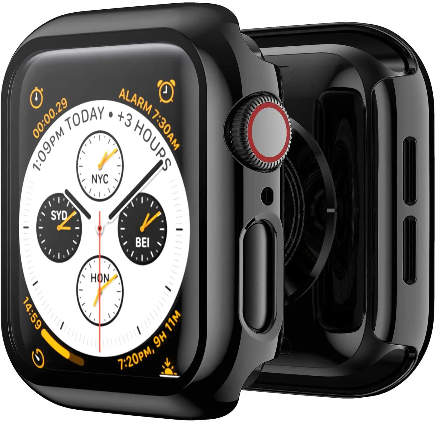 

Закаленное стекло + чехол для Apple Watch 5 4 44 мм 40 мм iWatch 3 2 1 42 мм 38 мм защита экрана + крышка бампер аксессуары для apple watch