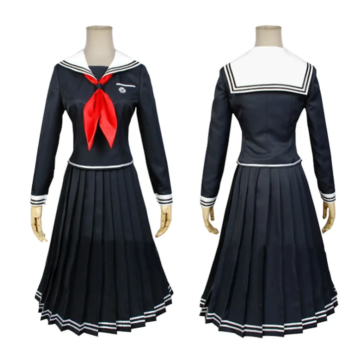

Anime danganronpa2 Okawa Dongzi school uniform role play costume adult female JK sailor uniform
