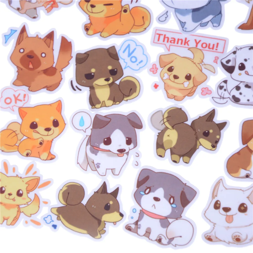 40 шт. самодельные милые собаки Скрапбукинг стикер s Декоративные наклейки для