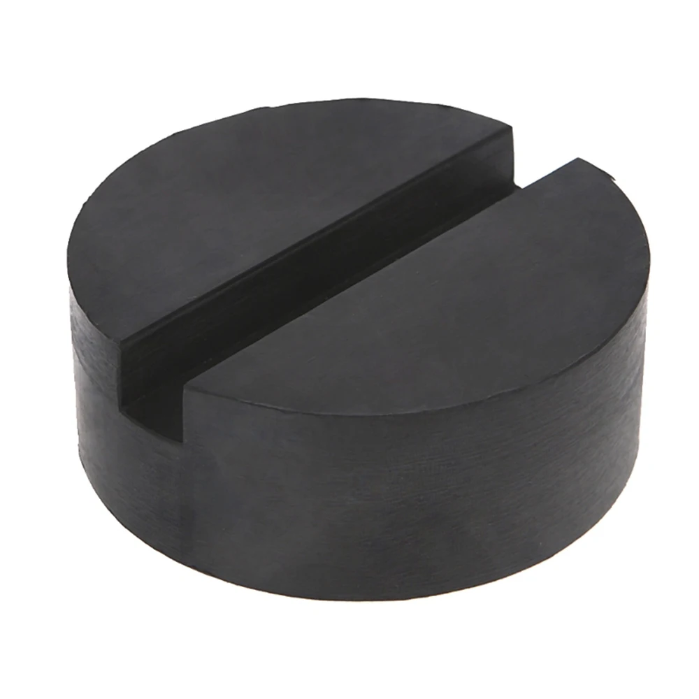 

1pcs Floor Slotted Rubber Jack Pad Frame Protector Adapter Pinch Weld Side Durable Lifting Disk Tool Car Fixed Support Block