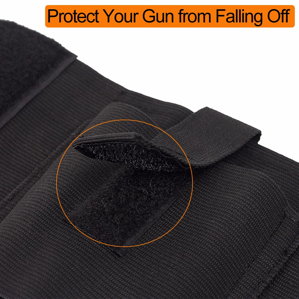 Скрытого ношения Универсальный пистолет лодыжки кобура правой левой ноге ремень