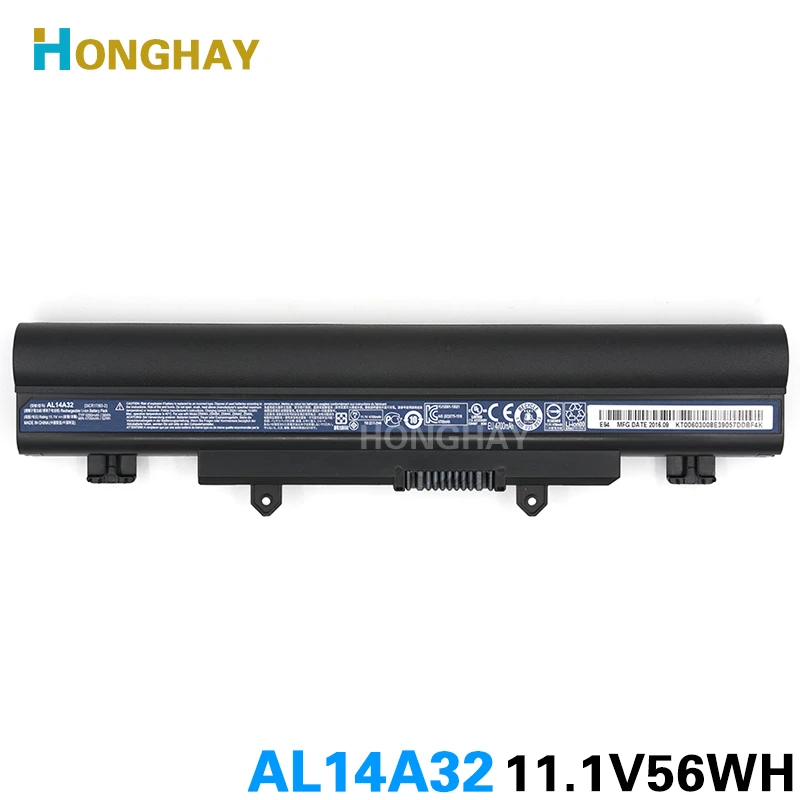 Аккумулятор для ноутбука Honghay AL14A32 для Acer Aspire E14 E15 E5-421 E5-572G E5-471G E5-571 E5-572 E5-471 E5-521 E5-531 E5-551 V3-472