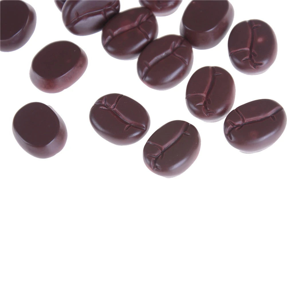 Горячая Распродажа 20 шт. мини смолы Кофейные зерна Kawaii моделирование кофе в