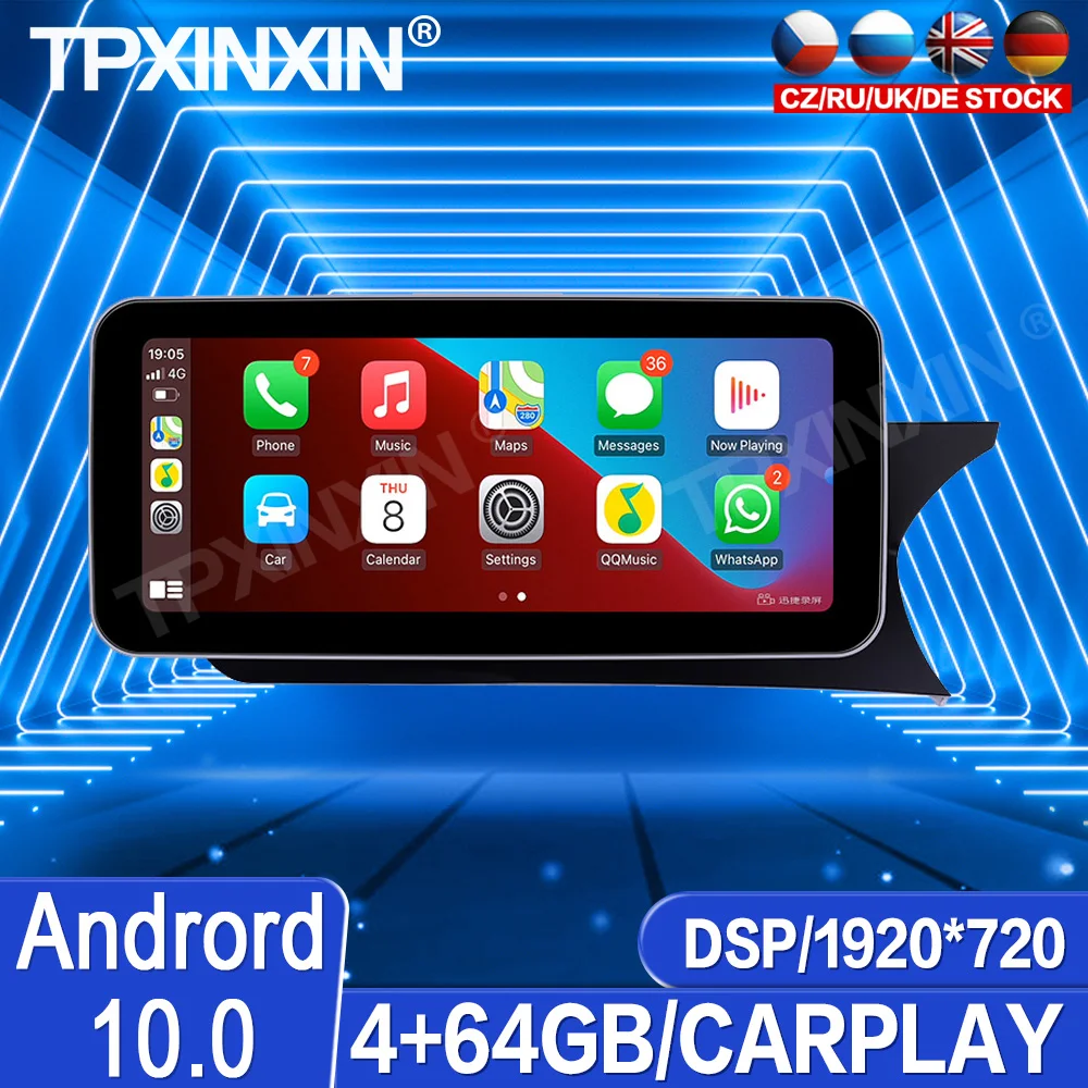 

Android 11 For Mercedes Benz C Class Car Radio Video Player Multimedia IPS Touch Screen CPS Navigatie Head Unit With Carplay DSP