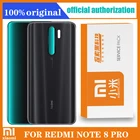Оригинальная задняя крышка для Xiaomi Redmi Note 8 Pro Note8 Pro, задняя крышка аккумуляторного стекла, клейкая наклейка, запасные части