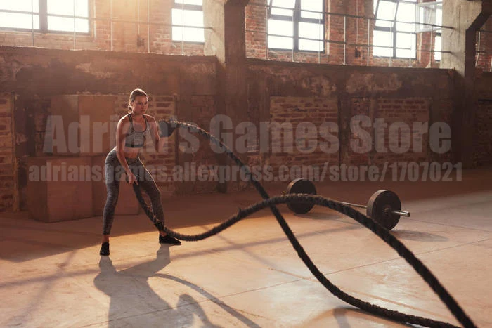 9/12/15 м Боевая веревка силовых тренировок Crossfit борьба веревка выносливость Burpee шлема веревки тяжелые 10-22 кг высокое качество