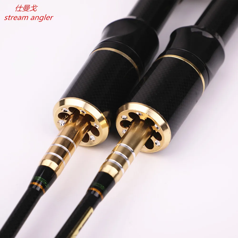 602ul 1 8 м Приманка Удочка с двумя наконечниками углеродная удочка для речной