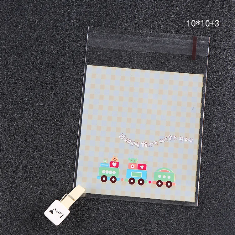 100 шт./лот оптовая продажа Плетеный поезда пакет для упаковки еды печенье