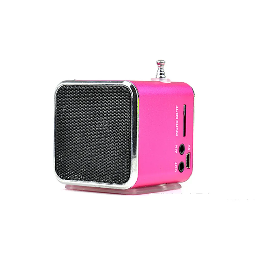 Портативный мини-динамик с поддержкой SD TF-карты Micro USB стерео супер бас MP3/4