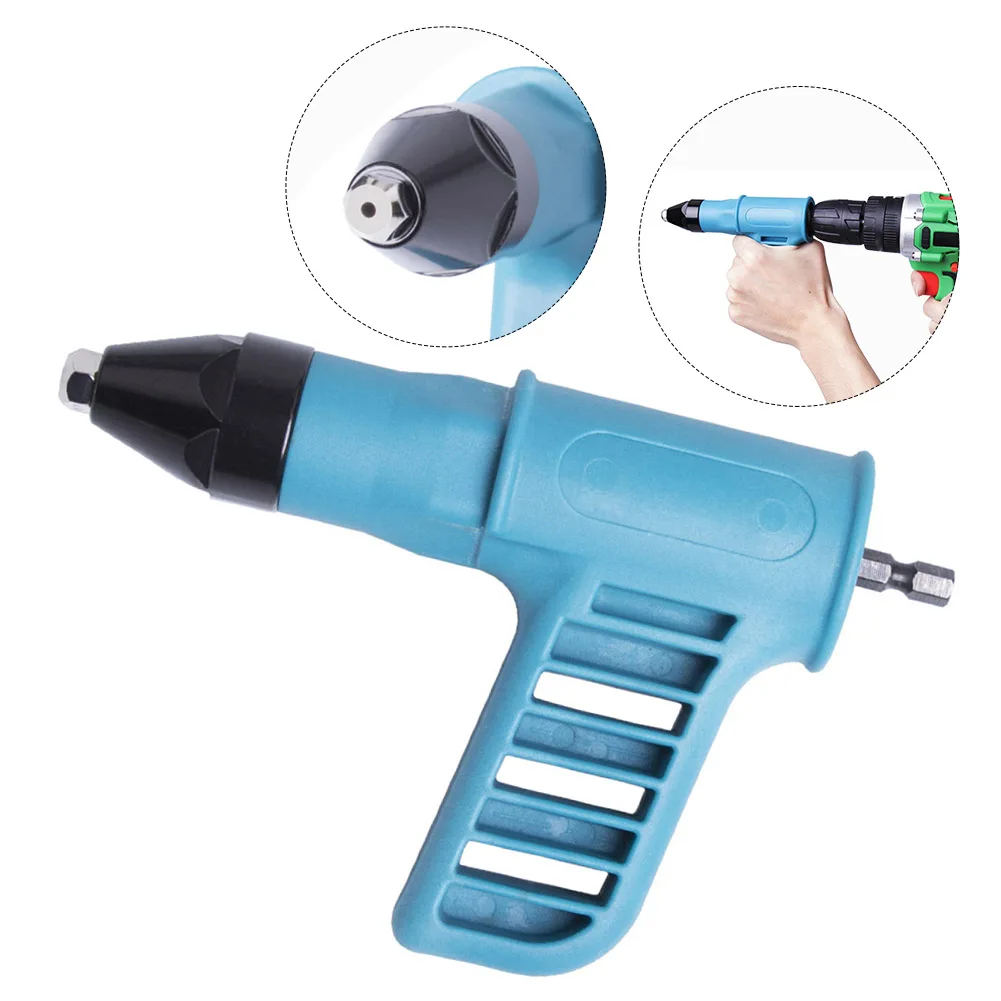 

Anti Slip Pull 2.4mm 4.0mm 4.8mm Durable Portable Cordless Drill Electric Rivet Adapter Power Conversion Tool Attachment