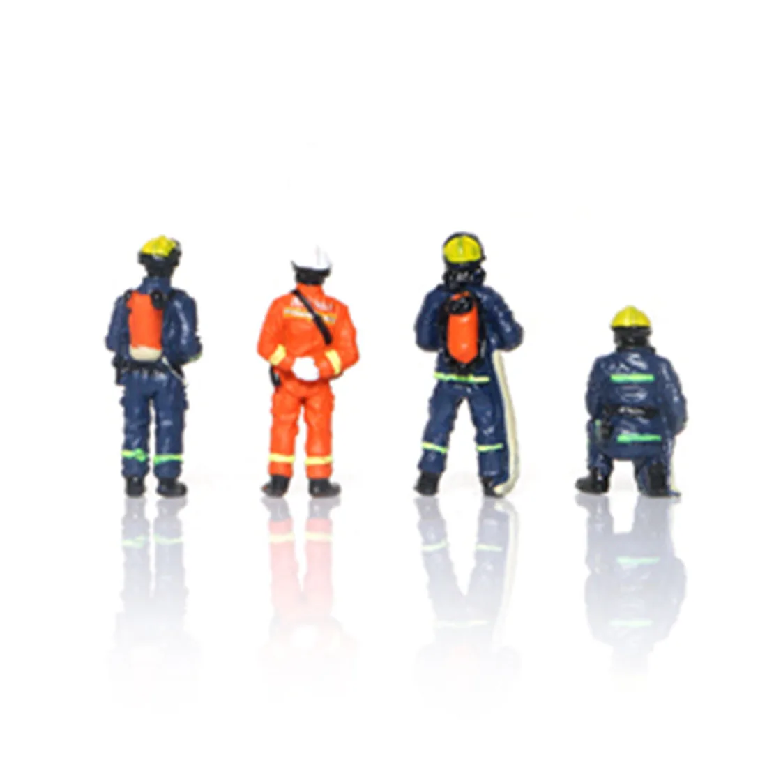 

4Pcs/Set DIY 1:64 Sand Table People Figures Toys Fireman Figures Model