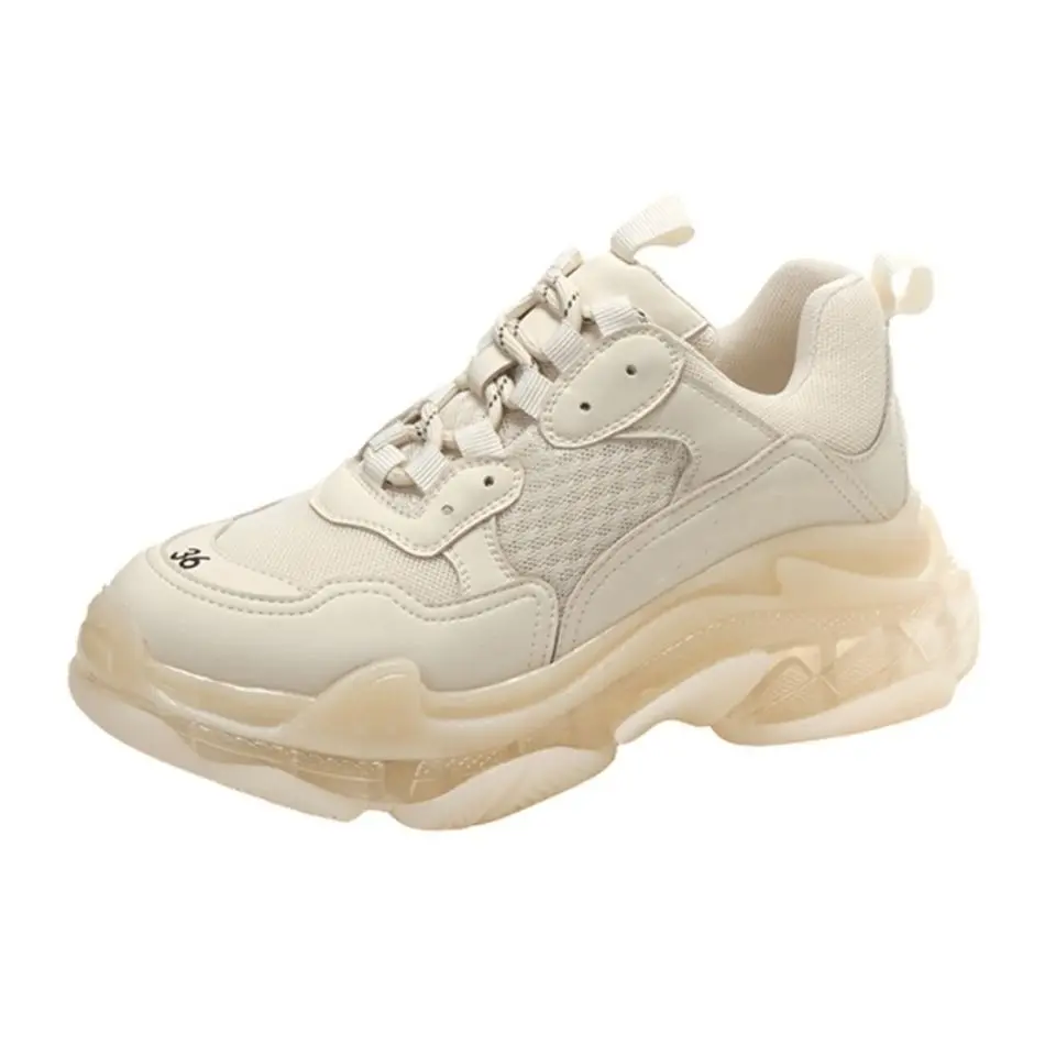 Кроссовки женские на платформе Повседневная дышащая обувь модные осенние кеды