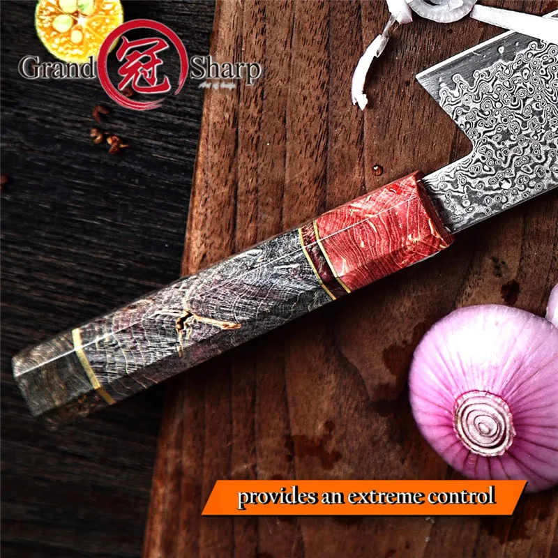 Аналогичный японский нож шеф-повара VG10 из дамасской стали японские ножи Kiritsuke