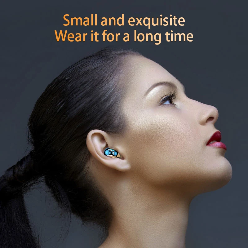 

TWS Wireless Bluetooth 5.0 Headset Sports Stereo In-Ear Headphones LED Power Display Can Charge Mobile Phone