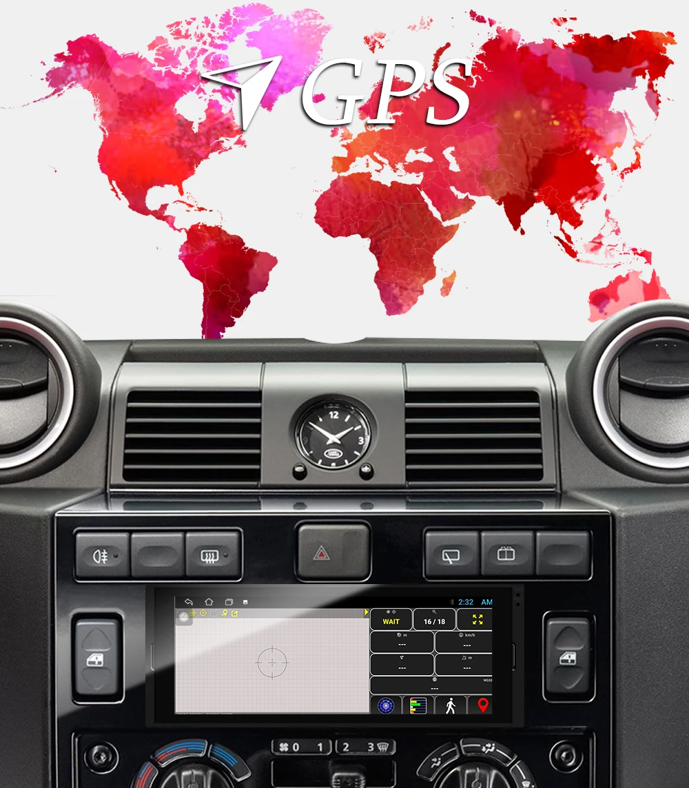 Мультимедийный плеер AMPrime 1 Din Android GPS Bluetooth Wi Fi USB FM MirrorLink 6 9 дюйма Din|Автомобильные