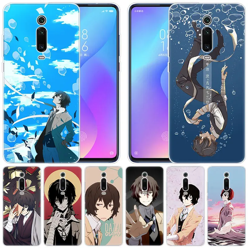 Мягкий чехол аниме Bungou бродячие собаки дазай Осаму для Xiaomi Pocophone F1 Mi 9T Pro CC9 CC9E 9 9SE 8 A3 A2 Lite A1 5X 6X Mix3 Play