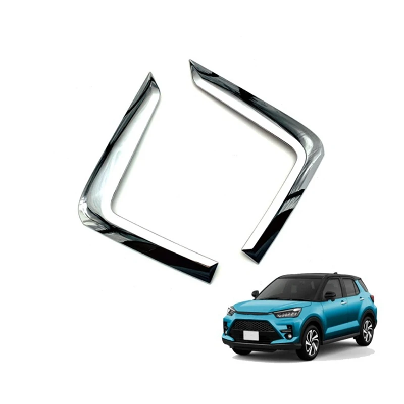 

Car Stickers Car Front Fog Lamp Lights Cover Trim with Car Rear Bumper Trim Fog Lamp Cover Rear Reflector Garnish