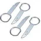 4 шт., автомобильный инструмент для удаления ключей, стерео головное устройство, аудио, ремонт автомобиля, специальная разборка, извлечение, инструмент для ремонта, автомобильные аксессуары