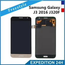 AMOLED Digitizer LCD Display For Samsung Galaxy J3(2016) J320F J320A J320M Mobile Phone Parts LCD Screens Accessories