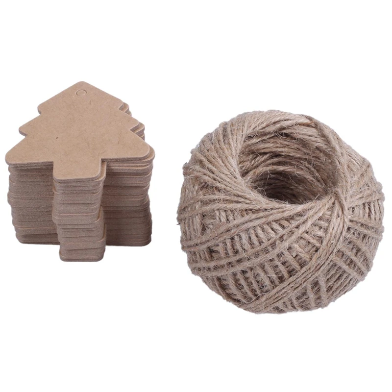 100 шт коричневые крафт бумаги заготовки звеньев для свадебная открытка багажная