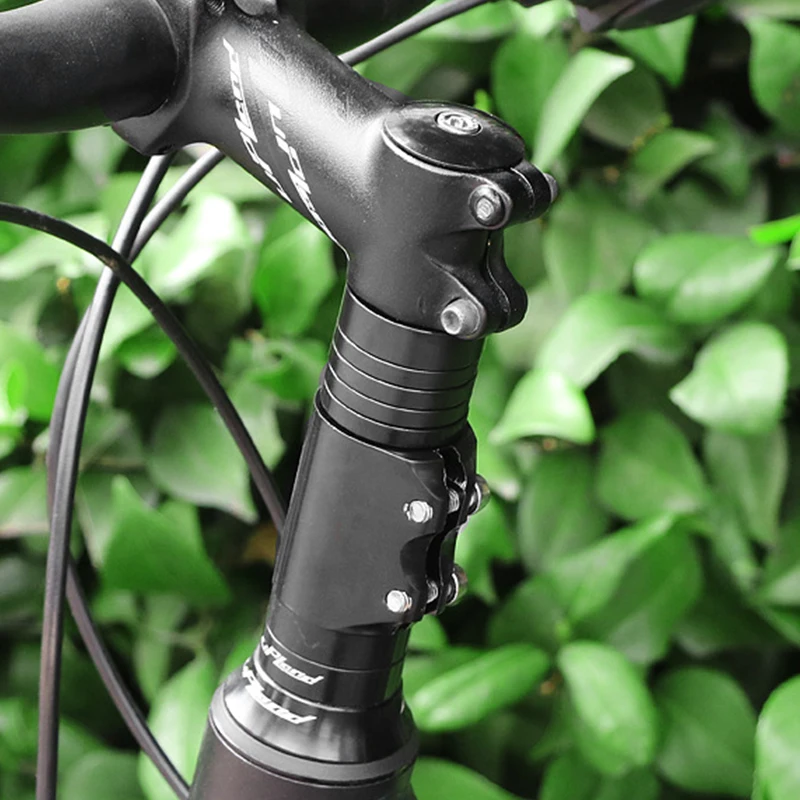 

Bike Fork Stem Riser Extender Extension Bicycle Cycling Bike Stem Head Up Raiser Handlebar Riser Adapter Aluminum Alloy