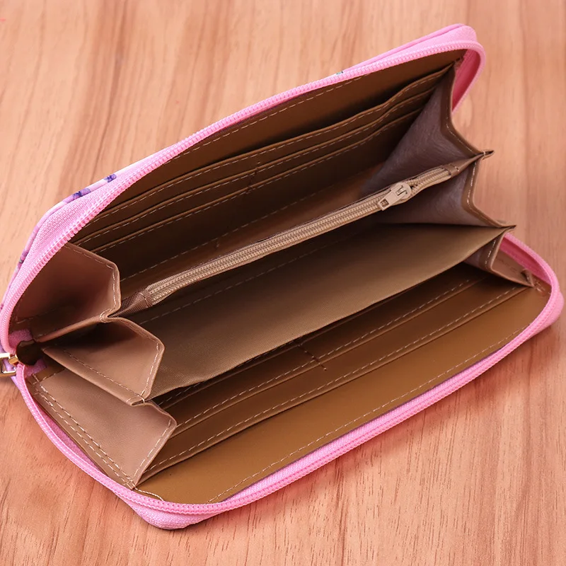 Кошельки сумочки Модный женский длинный кошелек на молнии женские кошельки