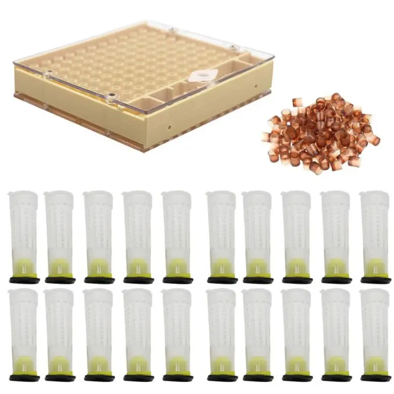 

Complete Bee Queen Rearing Cup Kit System Beekeeping Equipment Tools