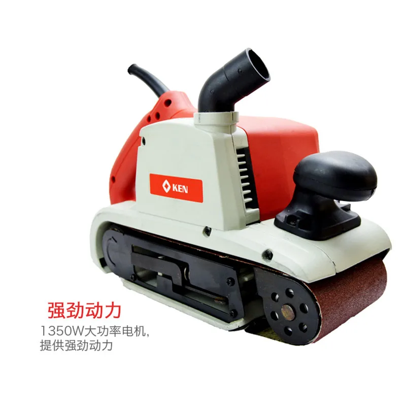 Ленточный шлифовальный станок 1350 Вт электрический инструмент для дерева