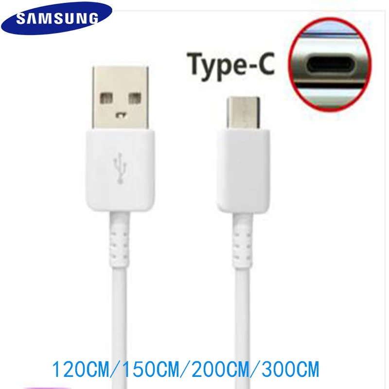 Оригинальное быстрое зарядное устройство Samsung типа c кабель Линия 28/120/150/200/300 см
