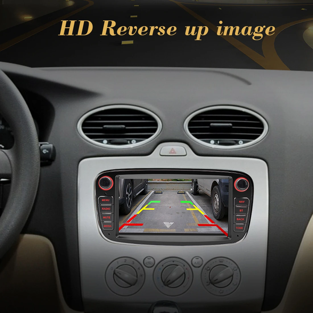 Автомагнитола 2 Din на Android 10 мультимедийный плеер 7 дюймов Аудио DVD-плеер для Ford Focus