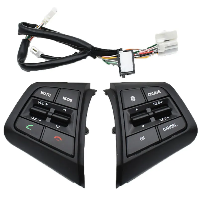 Steering Wheel For Hyundai ix25 creta 1.6 2.0 2016-2019 Bluetooth Phone Cruise Control Remote Control button The Right Side images - 6