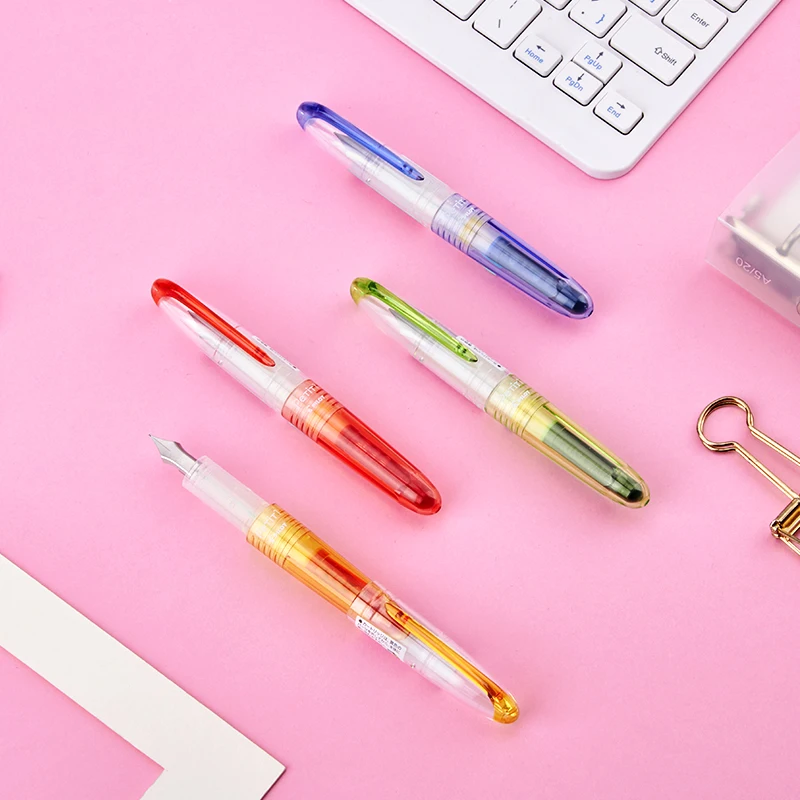 1 шт. PILOT Color ful Vitality Mini авторучка SPN 20F F Nib прозрачный сменный чернильный картридж