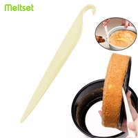 1pc plastic cake stripping knife kitchen cooking gadget for pizza cutter dough cake mold release knife cutting cake scraper