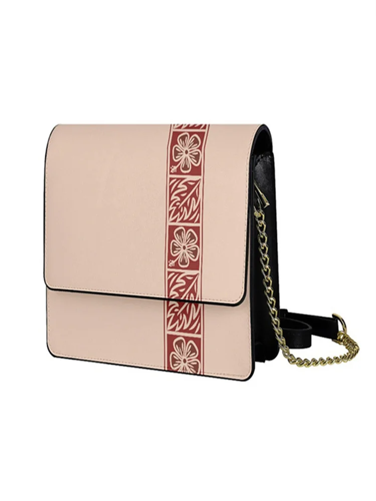 

Заводская цена, полинезийская племенная дизайнерская розовая сумка-мессенджер с принтом, принимаем OEM/ODM, дизайнерская женская сумка, Женск...