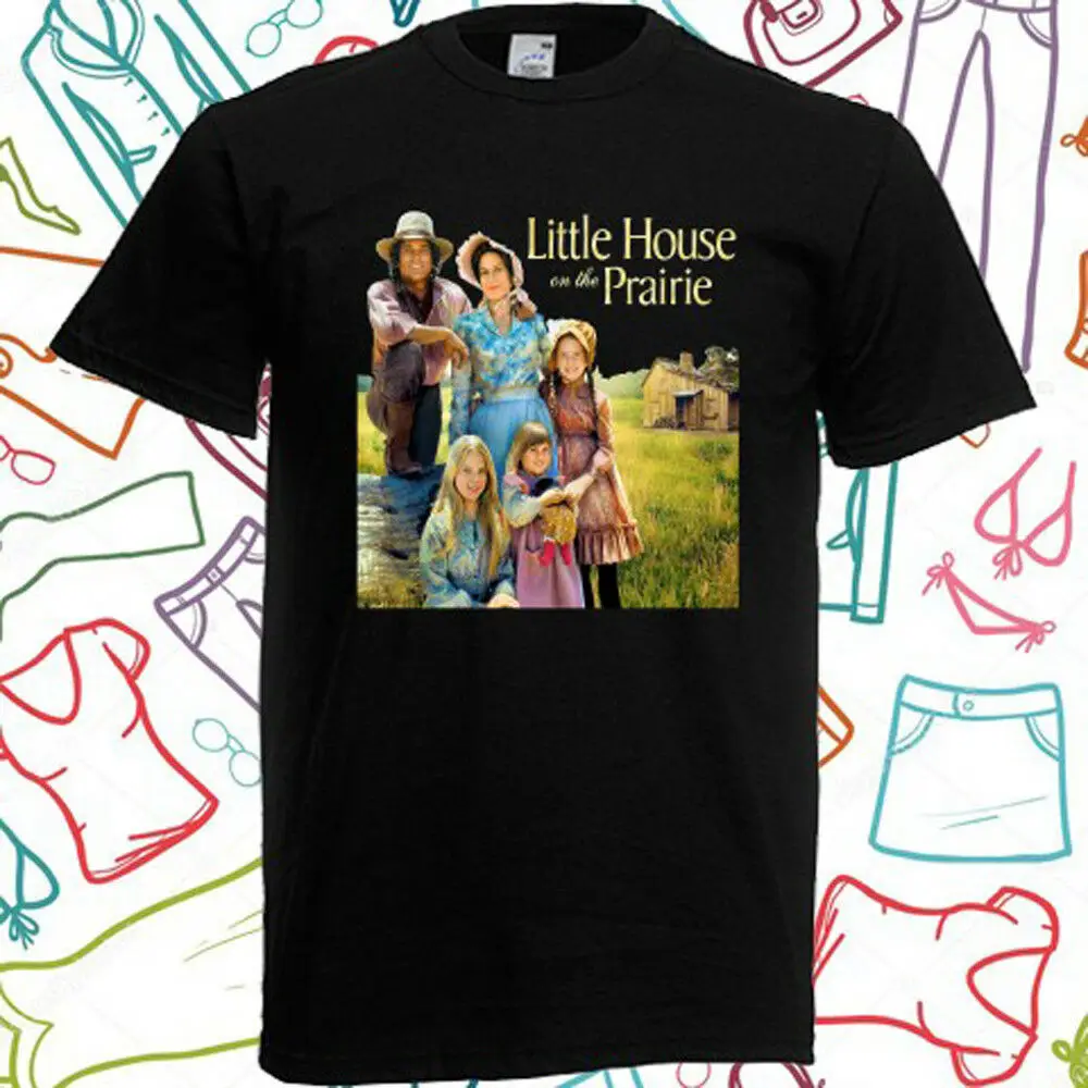 Маленький дом на прериях ТВ Шоу Мужская Черная Футболка размер S до 3XL|Мужские
