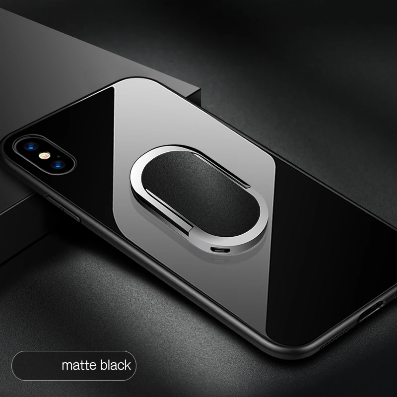 black matte Кольцо Зажигалка чешуйчатая Вольфрамовая проволока USB удобная зарядка держатель для мобильного телефона Коллекция подарков - Цвет: black matte