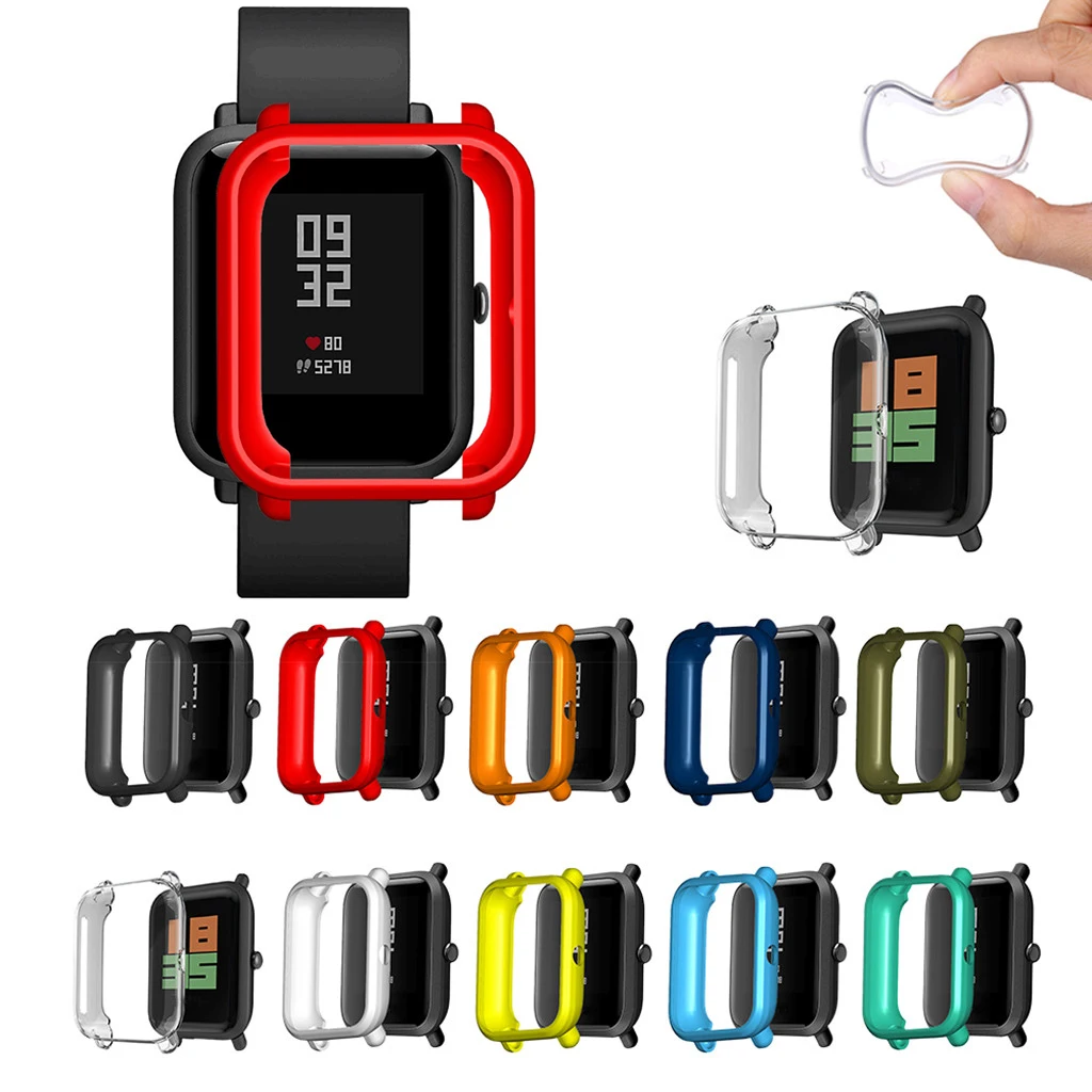 Мягкий чехол из ТПУ для смарт часов Huami Amazfit Bip Youth Lite|Смарт-аксессуары| |