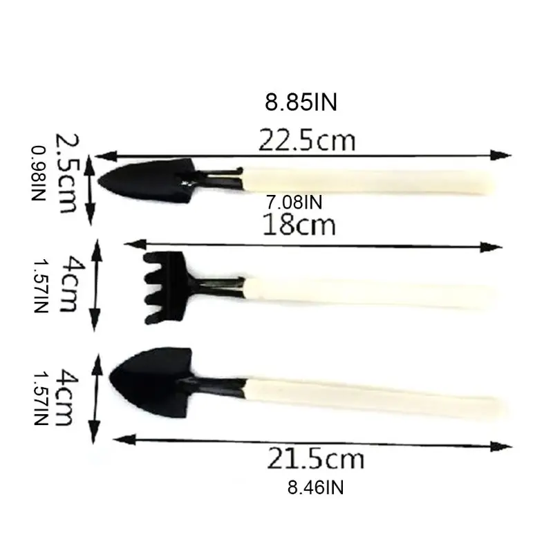 

21 Pcs Mini Garden Planting Transplanting Hand Multi-ools Succulent Miniature Gardening Tool Set Household Accessory