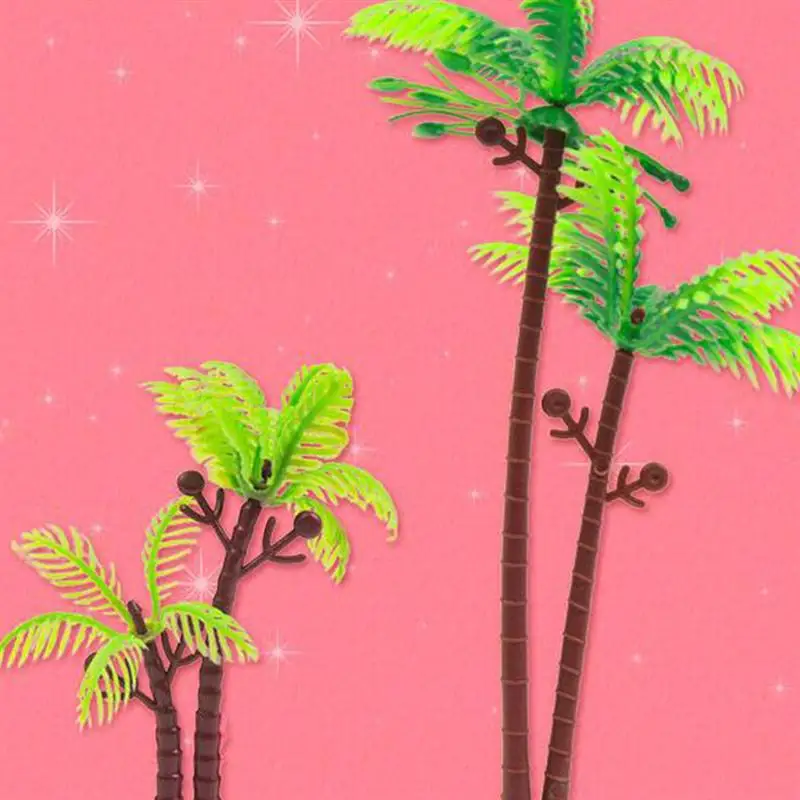 20 штук кокосовой пальмы для торта Уникальный Кекс украшения ко дню рождения и