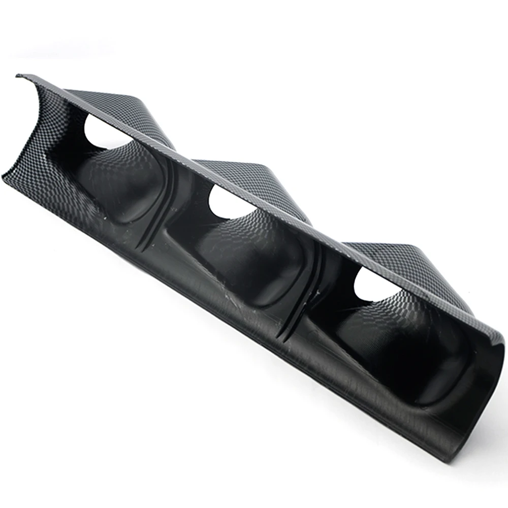 DRAGON GAUGE CARBON 2 &quot52 мм Универсальный A PILLAR с тройными отверстиями измерительный