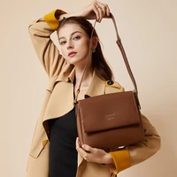 briggs new 2022 genuine leather handbag fashion women shoulder bag high quality satchels elegant lady crossbody bags black brown