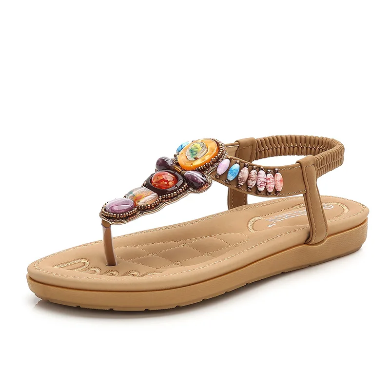 Женские босоножки на плоской подошве sandalias mujer 2020 timberland экзотические с ремешком в