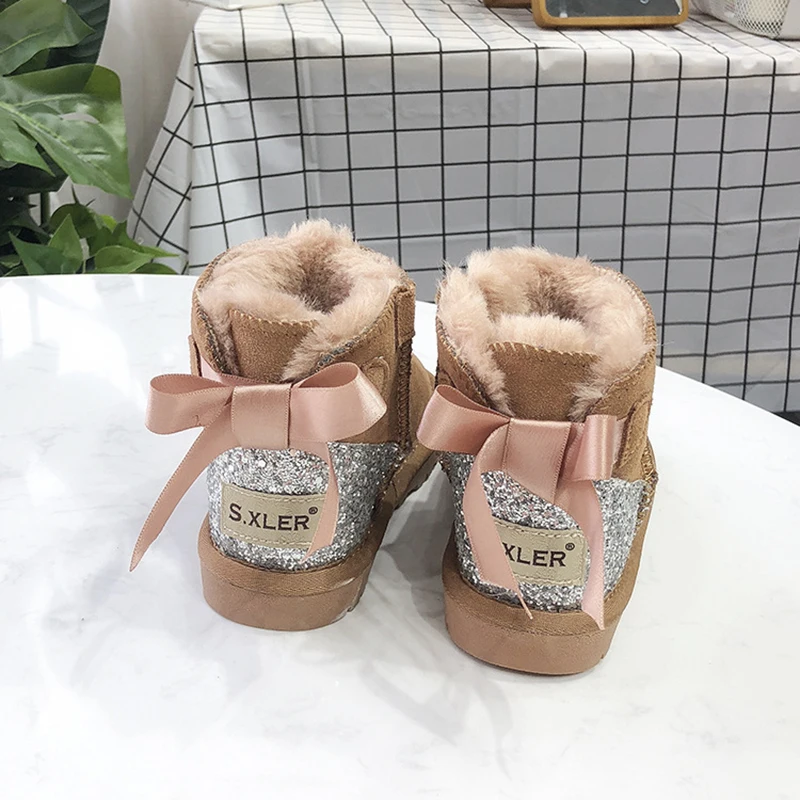 Новые зимние детские сапоги Dolakids детская обувь для девочек 2020 теплые хлопковые с