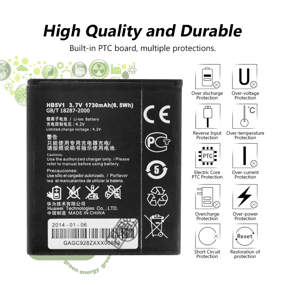 HB5V1 литиевая батарея для телефона Huawei G350 W1 Y300C Y360 Y511 Y516 Y541 Y560 U8833 Y336 Y500 Y520