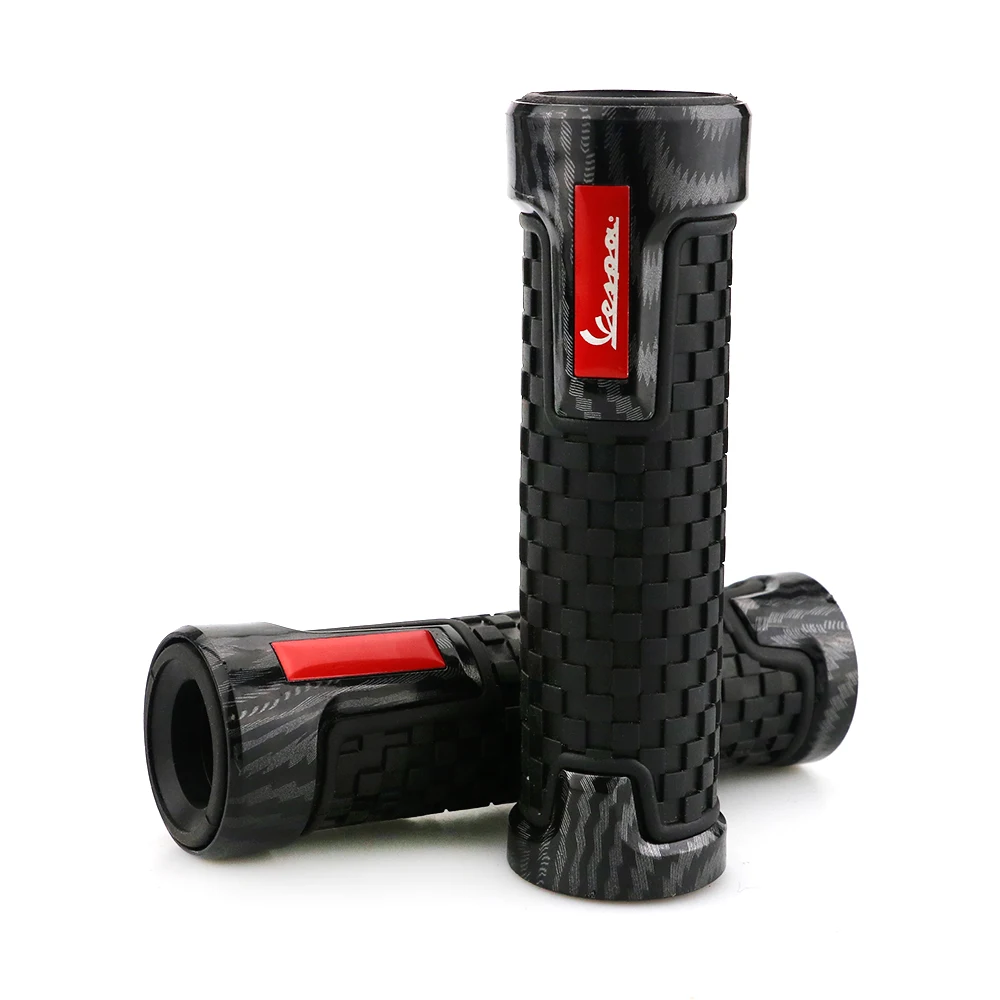 Мотоциклетные резиновые пластиковые Углеродные 22 мм рукоятки для Vespa GTS 300 250 125