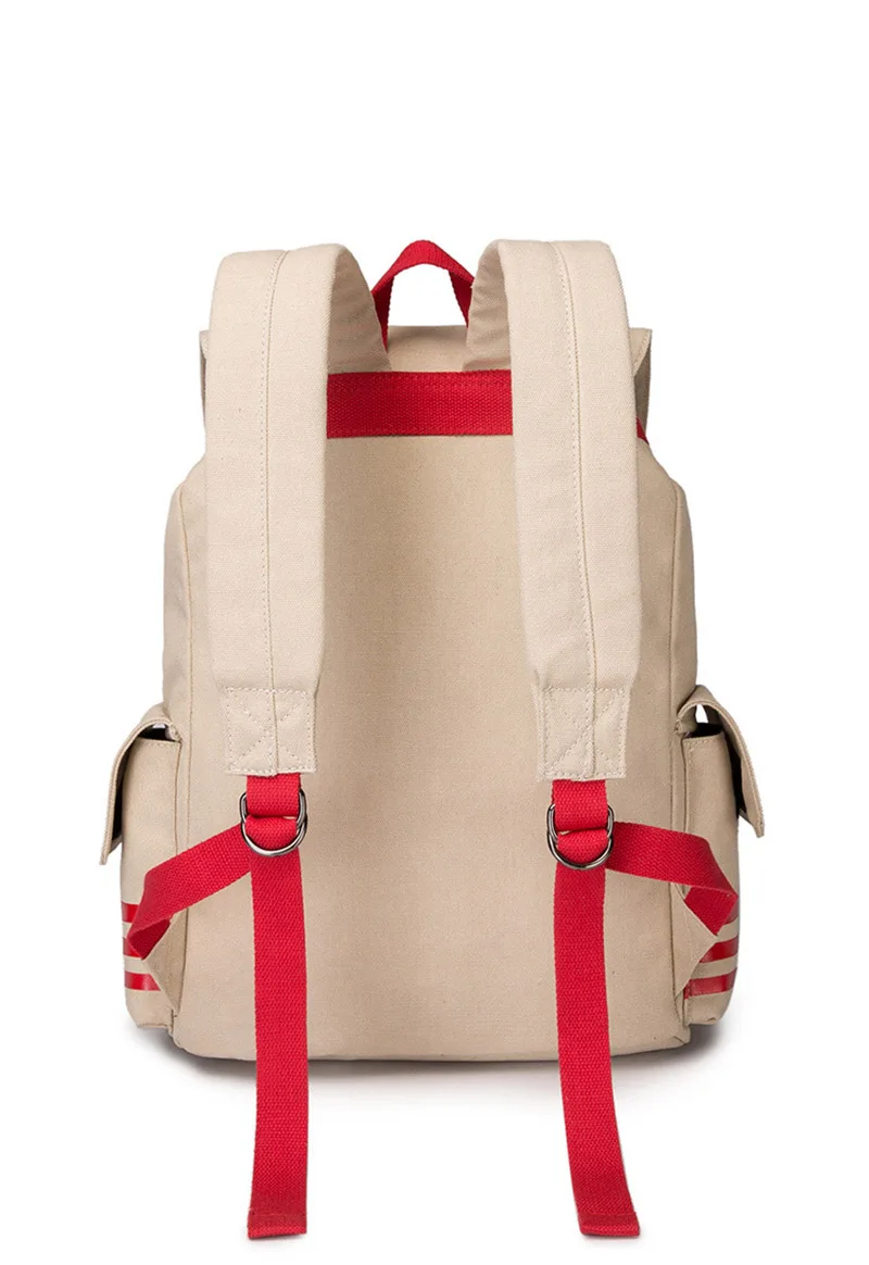 Холщовый школьный ранец с милым мультяшным рисунком сакуры портфель для книг