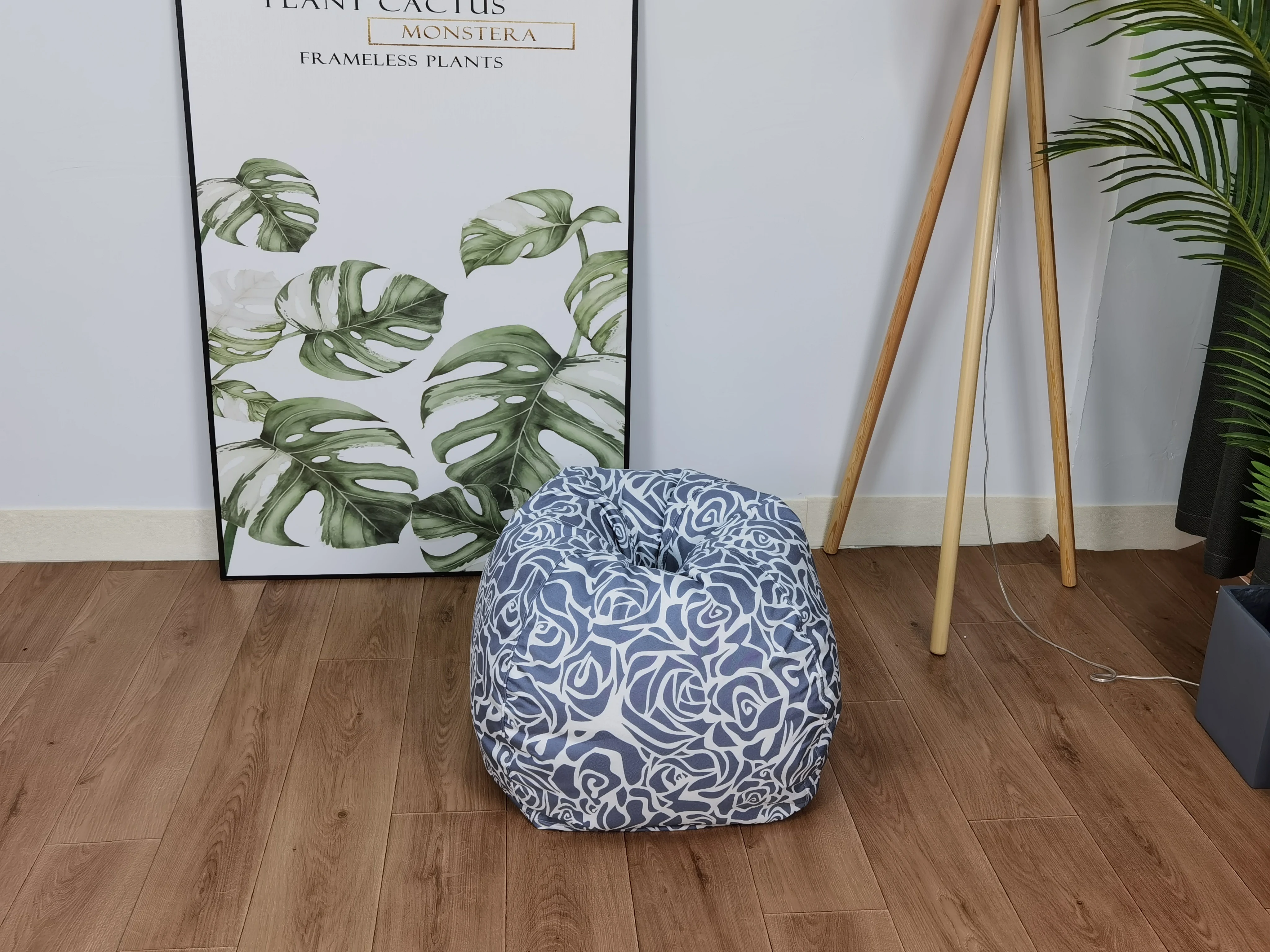 Чехол для кресла без наполнителя милый лежак с принтом уютный чехол ленивых